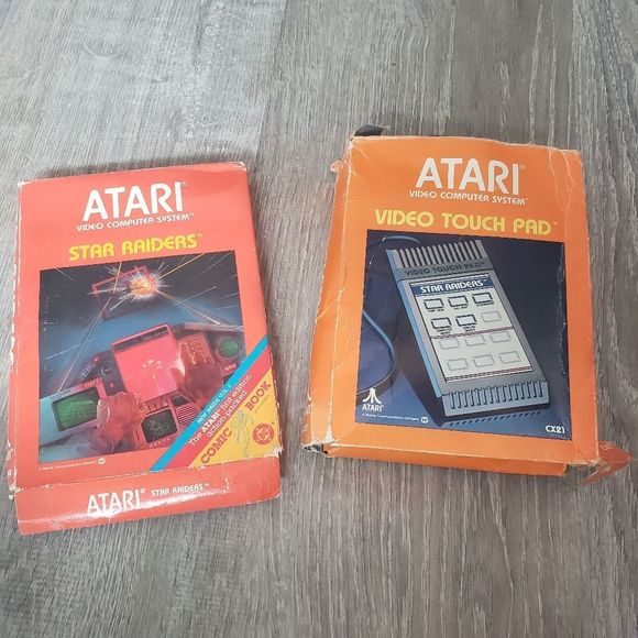 Atari Video Games & Consoles Starraiders And Video Touch Pad 2